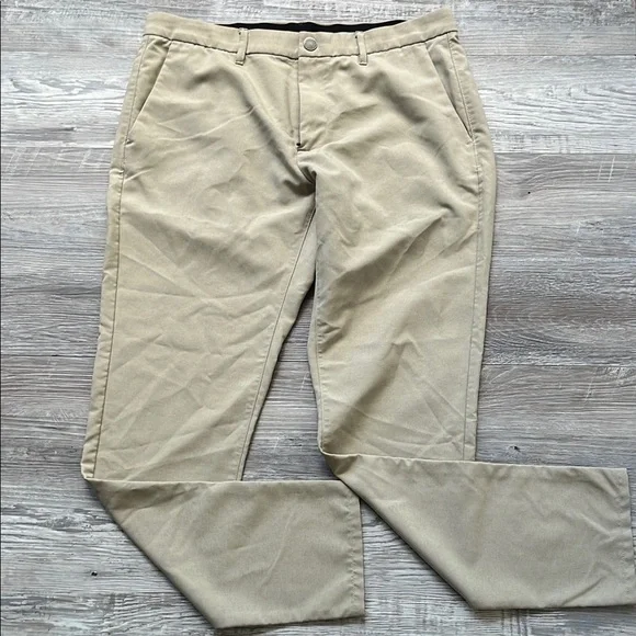 Bonobos Golf Men's Tan Pants sizes 34x32 Slim Taper - Picture 1 of 6